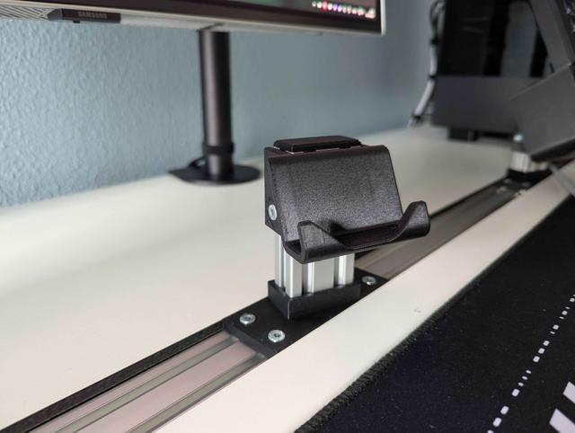 Phone stand for aluminum extrusion 3D model thumbnail