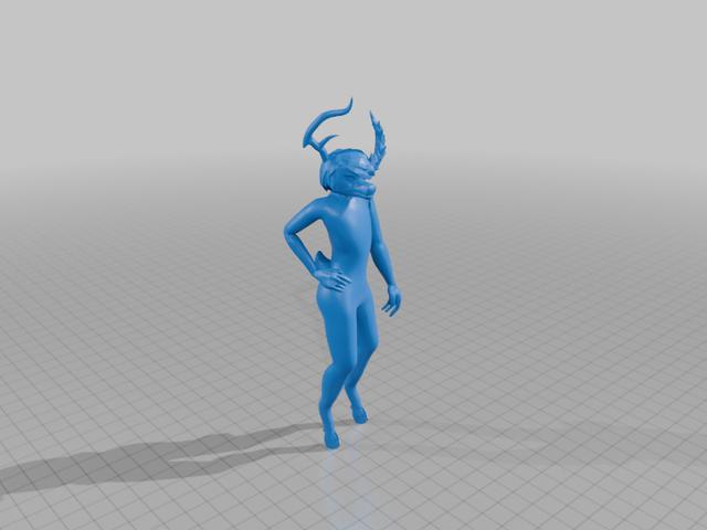 Cambium HHSU figurine 3D model thumbnail