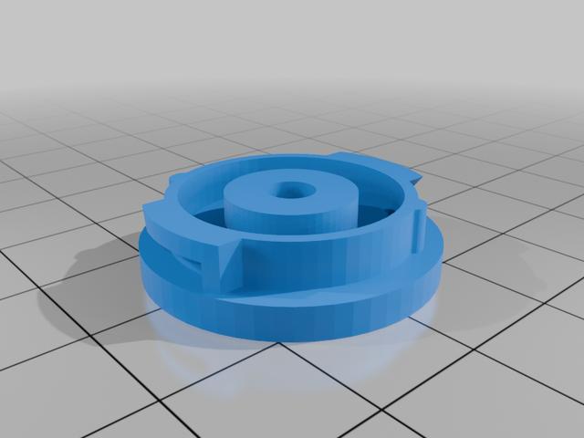 Dyson Mini Motorised Tool Cap (Improved) 3D model thumbnail