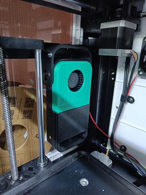 Bento mini v1 cradle / hanger for Qidi X-Smart 3 Printer 3D model thumbnail