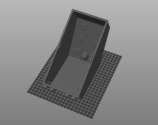 auto rewind drybox remix of bottom part 3D model thumbnail