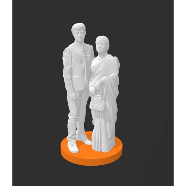  Banuda and Wife  3D model thumbnail