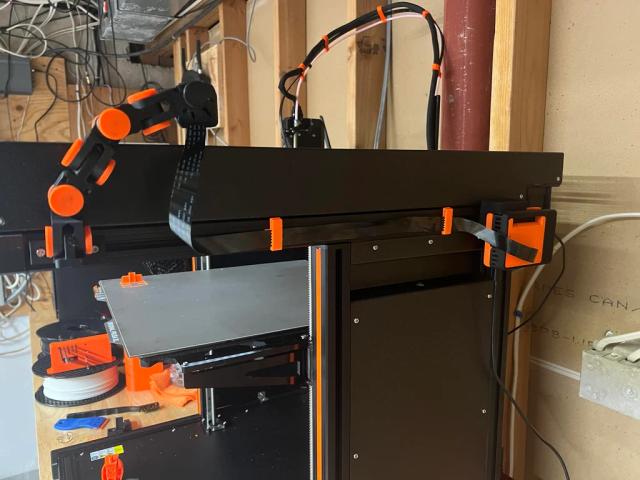 Arcticulated Pi-Cam Mount for Prusa XL 3D model thumbnail