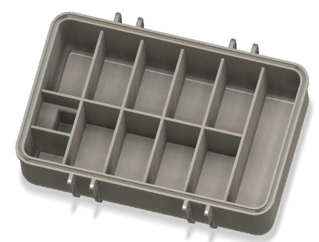 Bambu labs Tool Box X1C P1P (only 1 hotend) 3D model thumbnail