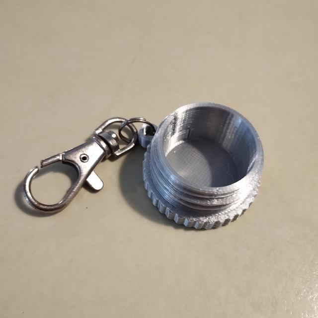 keychain pill box 3D model thumbnail
