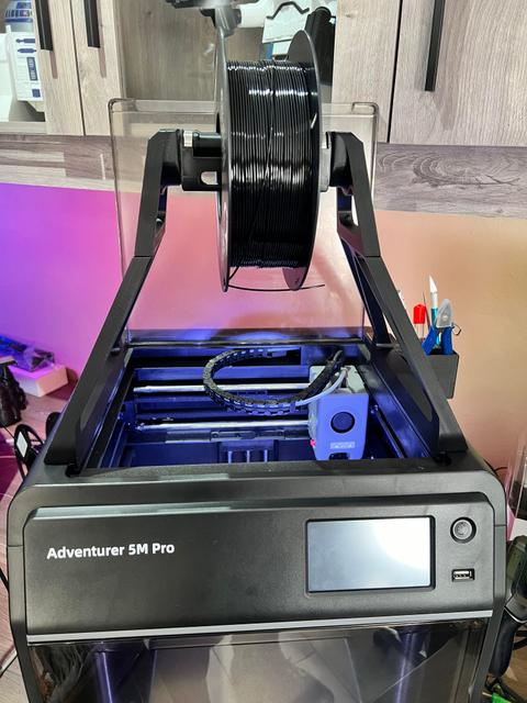 FlashForge AD5M Pro Top Spool Holder 3D model thumbnail