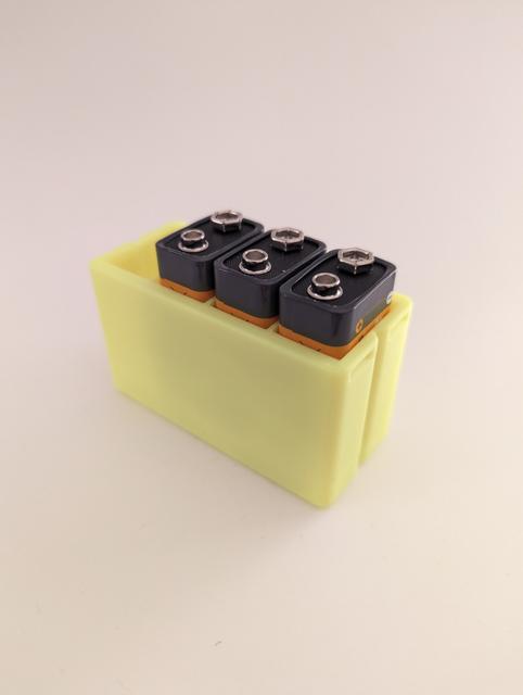 9v Insert for Rugged Box with Universal Slots 3D model thumbnail