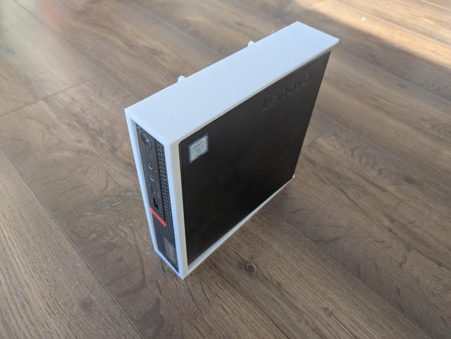 Ikea Skadis Lenovo ThinkCentre Tiny Adapter/Holder 3D model thumbnail