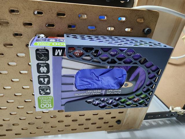 Ikea Skadis Glove Box Holder T-Clip 3D model thumbnail