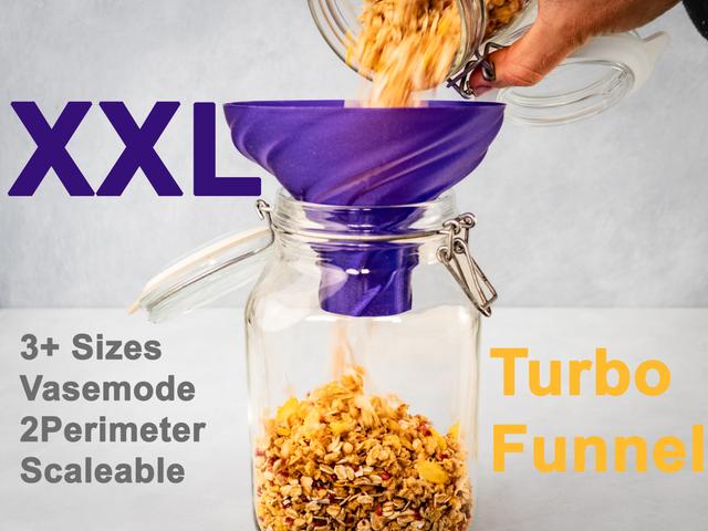 Turbo Funnel XXL Big Opening! Vasemode, 2 Perimeter, Scaleable 3D model thumbnail