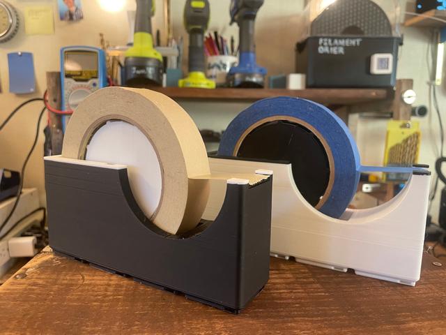 Gridfinity Masking Tape Dispenser 3D model thumbnail