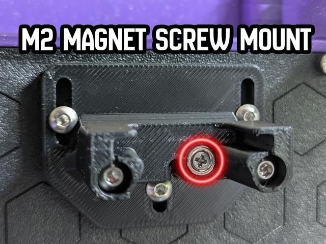 E3NG V1.2 (PCB) Klicky Dock M2 Magnet Mount 3D model thumbnail
