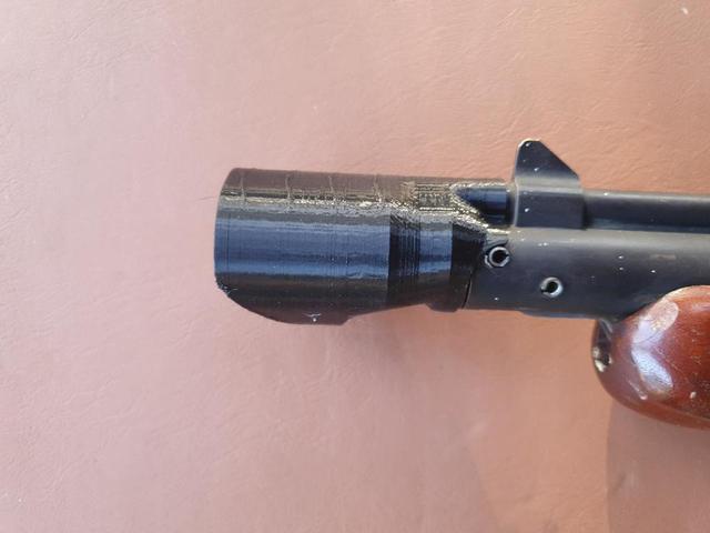 Sheridan Blue Streak silencer/suppressor 3D model thumbnail