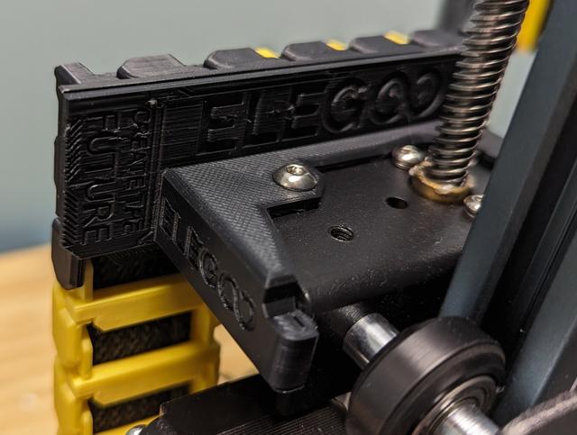 Elegoo Neptune 4 Pro Mount for Cable Chain attachment 3D model thumbnail