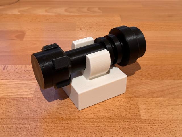Lego Light Saber clip - or Tile 1x1 with clip 3D model thumbnail