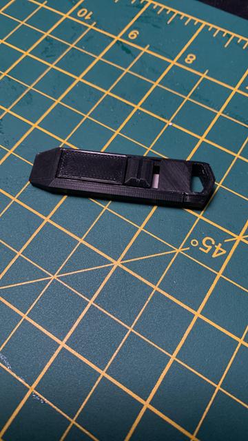 Xacto minicutter - safety clip 3D model thumbnail