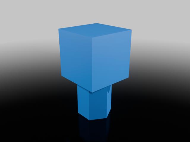 3/8 Nuss Aufnahme  3D model thumbnail