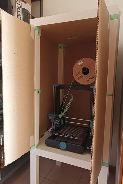 IKEA Lack enclosure (spool inside) 3D model thumbnail