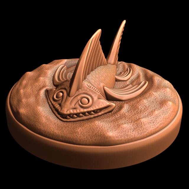 Sand Fish 3D model thumbnail