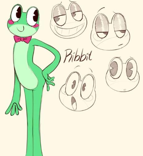 Ribbit Action Figure 3D model thumbnail