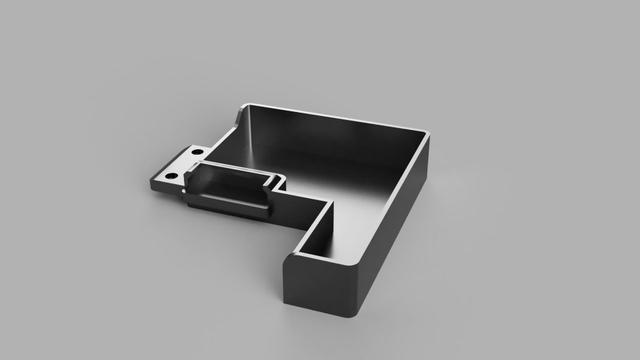 Nozzle Scrubber with a Large Bucket, no magnets required 3D model thumbnail