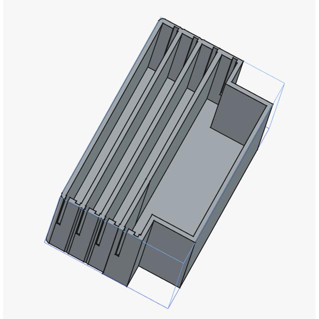 Knife Protector for Nicer Dicer Chief 3D model thumbnail