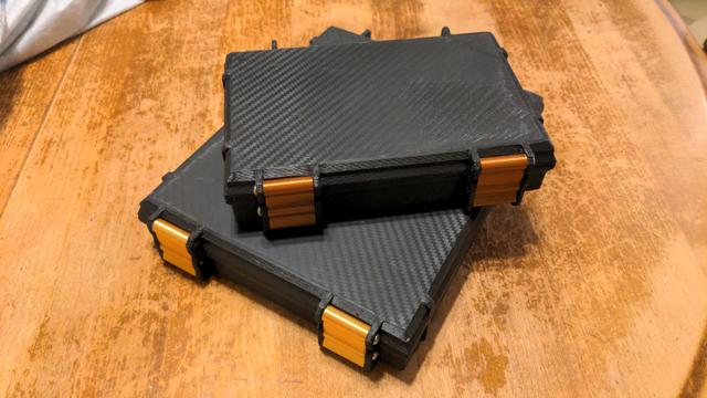 Rugged box for filament swatches 3D model thumbnail