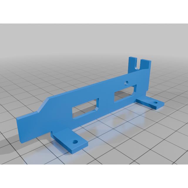Yeston 3050 LP Half Height Bracket 3D model thumbnail