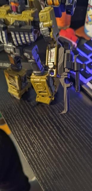Transformers AOTP Brawl Arm Claw/Gun 5mm 3D model thumbnail