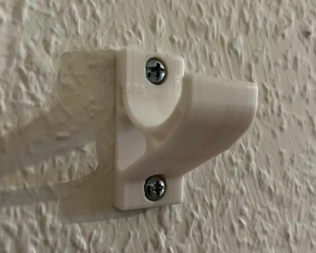 Strong(er) wall hook ≈ ⅓ size 3D model thumbnail