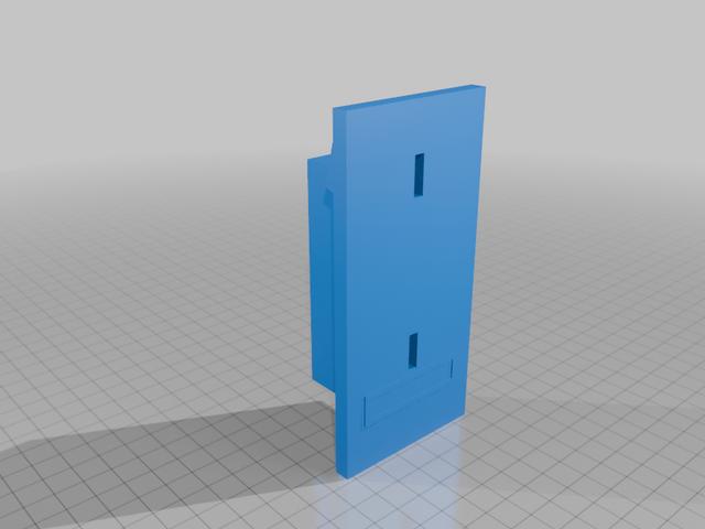 Doorbell mount 3D model thumbnail