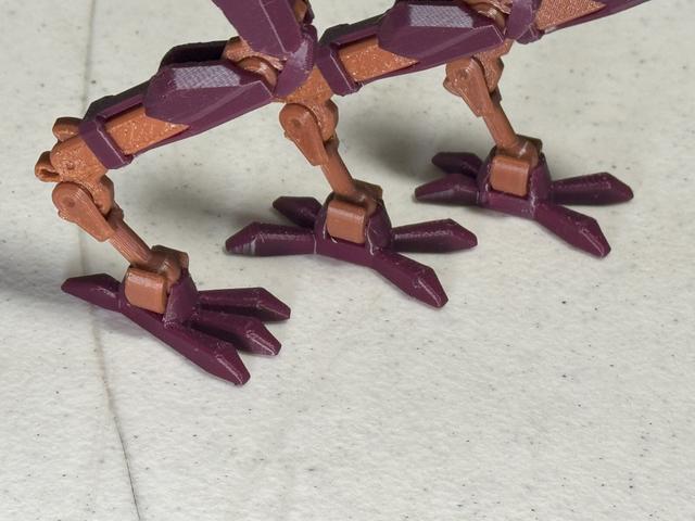 Dummy 13 Bird Feet 3D model thumbnail