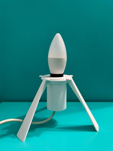 Moon Lamp Light Stand E14 European Socket Adapter 3D model thumbnail