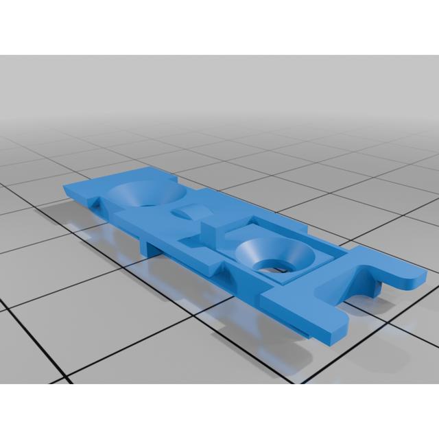 Ajax DoorProtect SmartBracket 3D model thumbnail