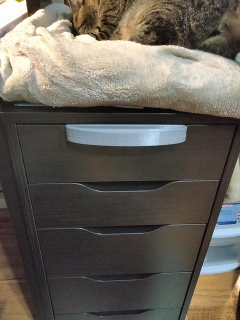 Ikea Alex Compatible Handle 3D model thumbnail