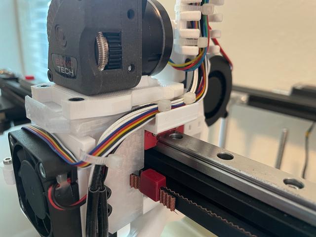 Eva 3.0 MGN12H Top for fixed end stop 3D model thumbnail
