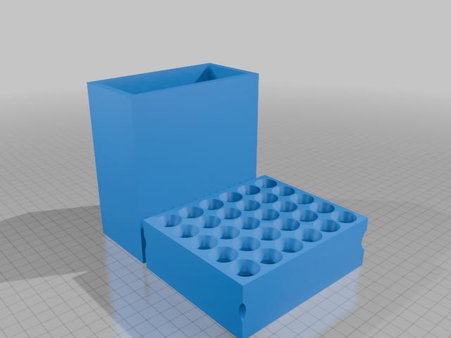 revolver ammo box for gas revolver 1# 3D model thumbnail