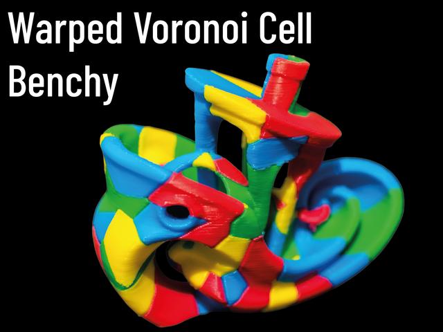 Warped Voronoi Cell Benchy 3D model thumbnail