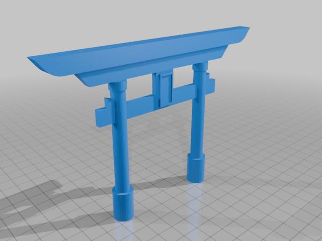 Torii Gate for your TTRPG & Tabletop Wargaming needs 3D model thumbnail