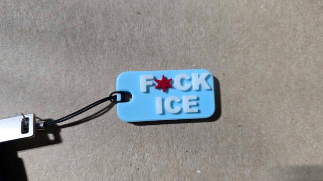 Chicago Inspired Emergency Alert Whistle 3D model thumbnail