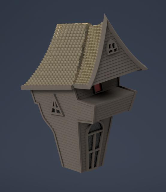 Jack Skellington's Haunted House 3D model thumbnail