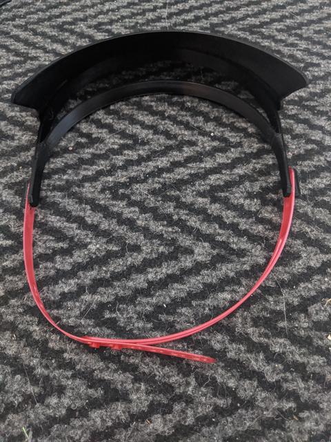 PETG Strap for the Prusa Protective Shield 3D model thumbnail