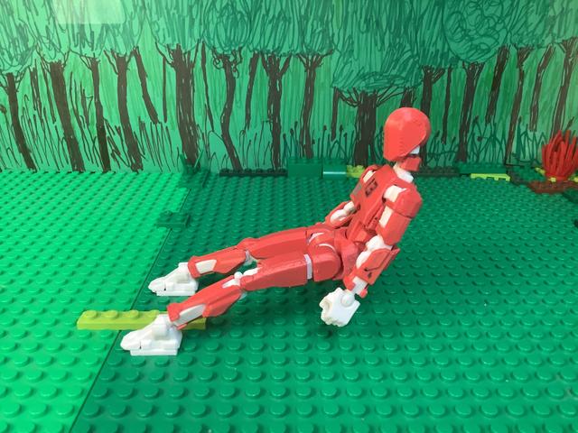 Dummy 13 lego feet 3D model thumbnail