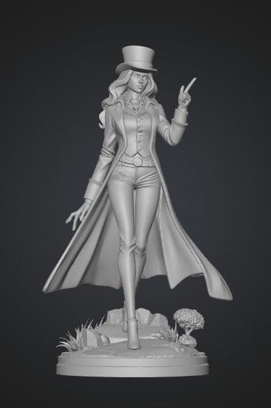 Midnight Enchantress 3D model thumbnail