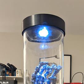 Top Light for Terminator Arm Display 3D model thumbnail