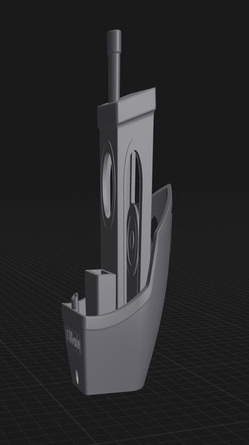 Very cursed Benchy 3D model thumbnail