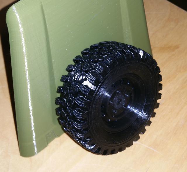 Tire for Landy/Ranger 1/8 (3D Sets) 3D model thumbnail