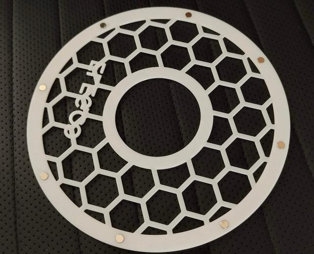 Elegoo Centauri Carbon - Side panel protector - Remix, for 6mm x 2mm magnets 3D model thumbnail