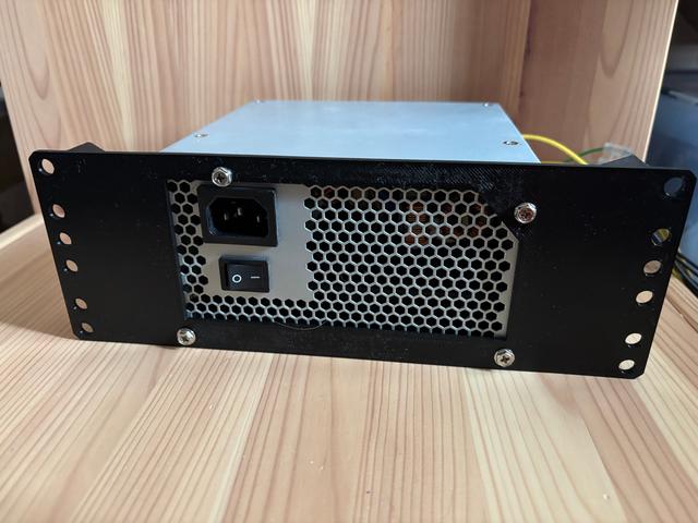 10-inch Rack ATX Power Supply panel 3D model thumbnail