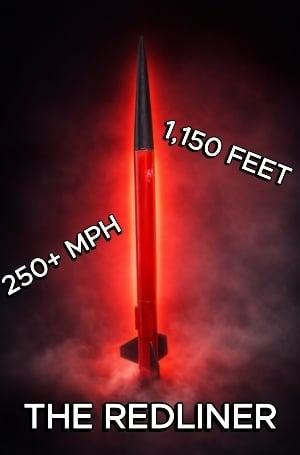Redliner (Model Rocket) 3D model thumbnail